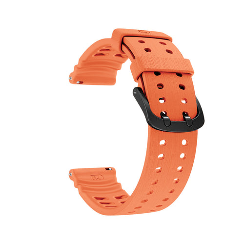 Polar Grit X Silicone Grain Strap (Orange)