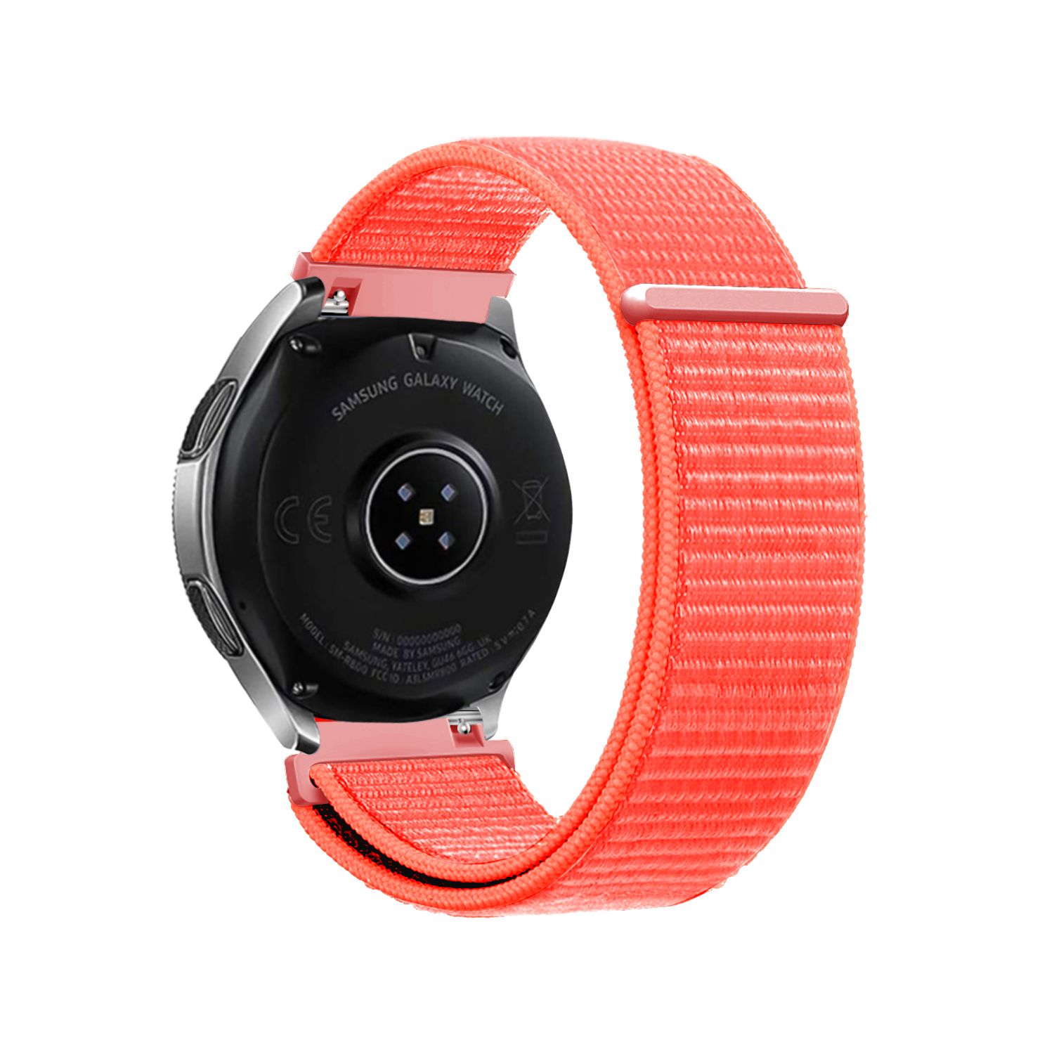 Correa nylon Huawei Watch Ultimate 2 (naranja/rojo)