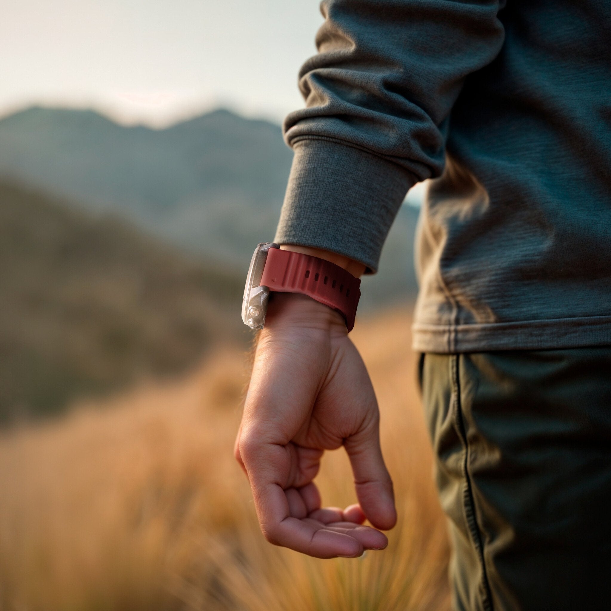 Correa silicona Outdoor Garmin Descent MK3i - 51mm (rojo)