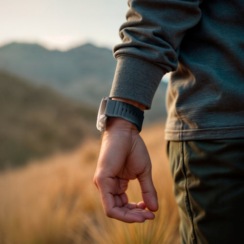 Correa silicona robusto Garmin Epix Pro (Gen 2) 51mm (gris-azul)