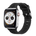 Correa silicona estampado Apple Watch (negro)