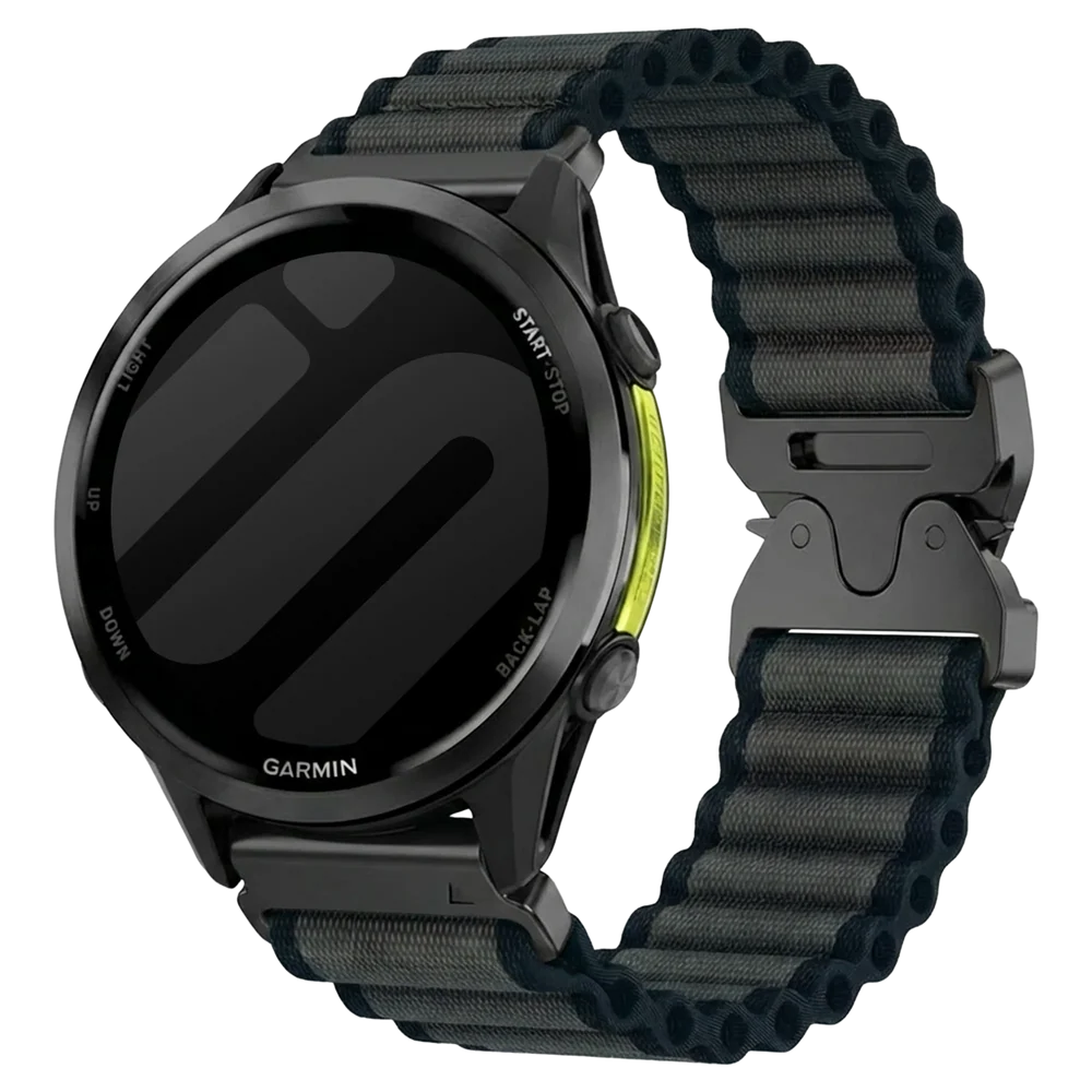 Correa nylon Outdoor con hebilla-P Garmin Enduro 4 (negro)