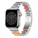 Correa resina-acero Apple Watch (plata/arcoíris)