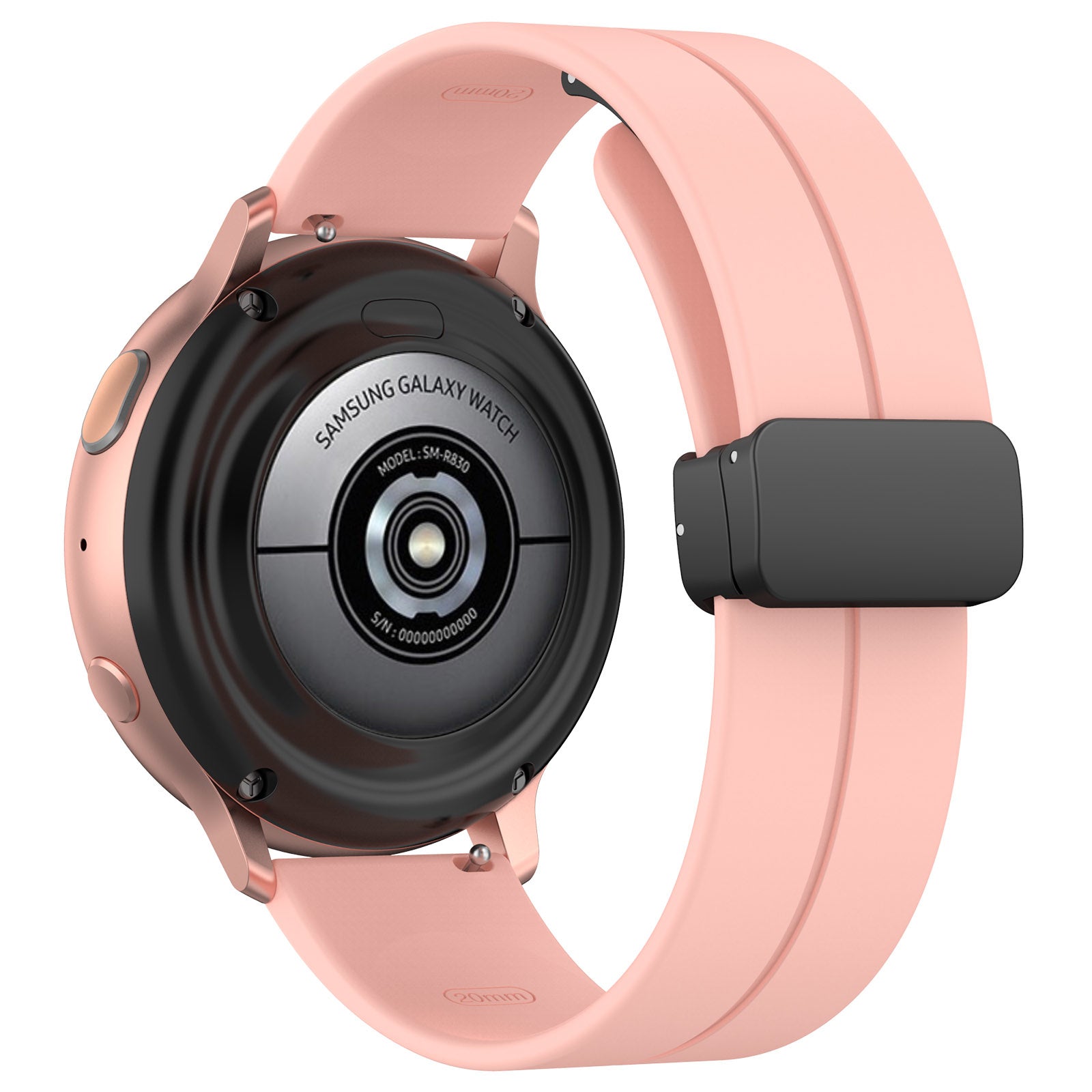 Amazfit GTS 4 D-Buckle Silicone Strap (Pink)
