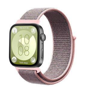 Correa nylon Classic Huawei Watch Fit 3 (gris/rosa)
