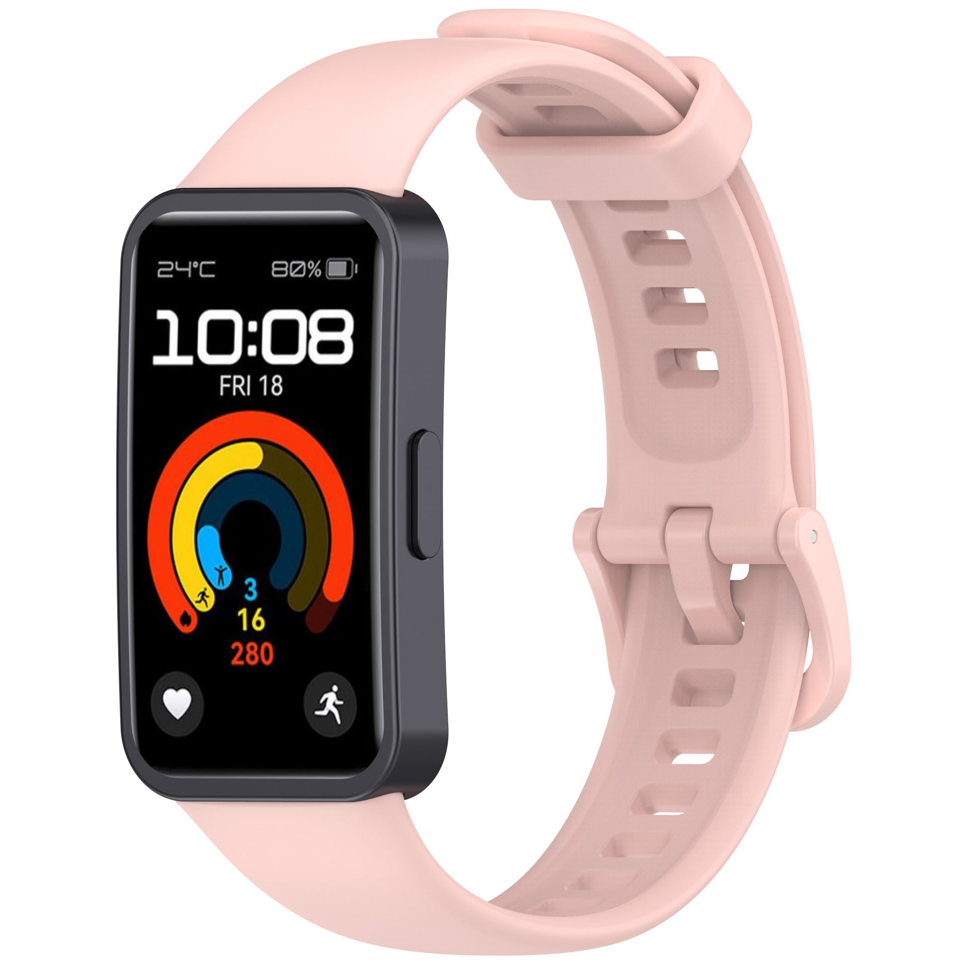 Huawei Band 8 Silicone Classic Strap (Pink)