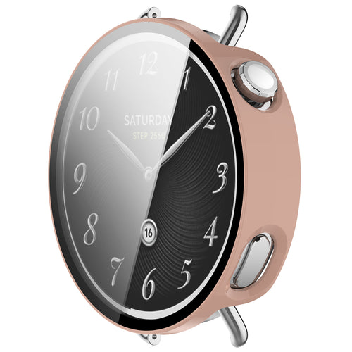 Funda PC con vidrio Xiaomi Watch S4 - 41mm (rosa)