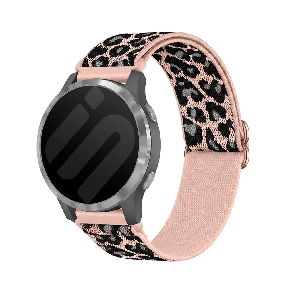 Correa elástica Huawei Watch GT 7 - 41mm (leopardo rosa)