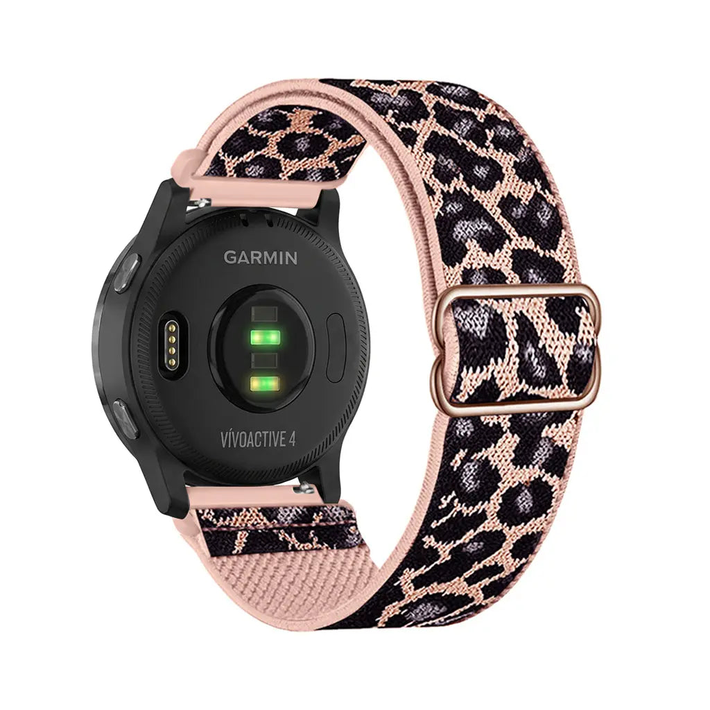 Correa elástica Huawei Watch GT 7 - 41mm (leopardo rosa)