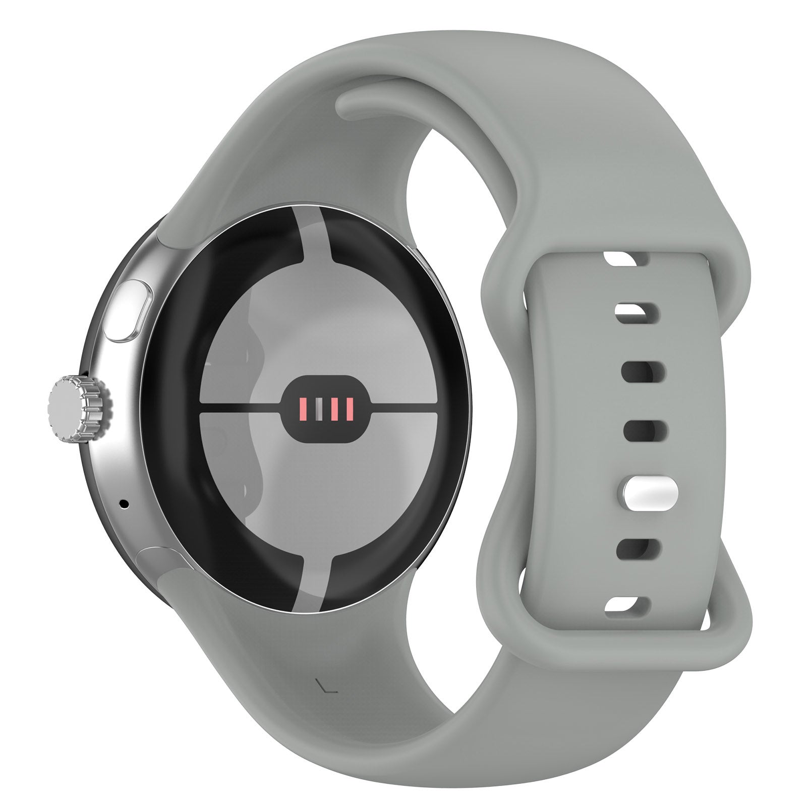 Google Pixel Watch 4 - 41mm Silicone Classic Strap (Grey)
