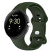 Google Pixel Watch 3 - 45 mm Classic Silicona Correa (verde oscuro)