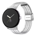 Correa acero de luxe Google Pixel Watch 3 45mm (plata)