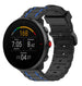 Polar Unite Silicone Strap Tough (Black/Blue)