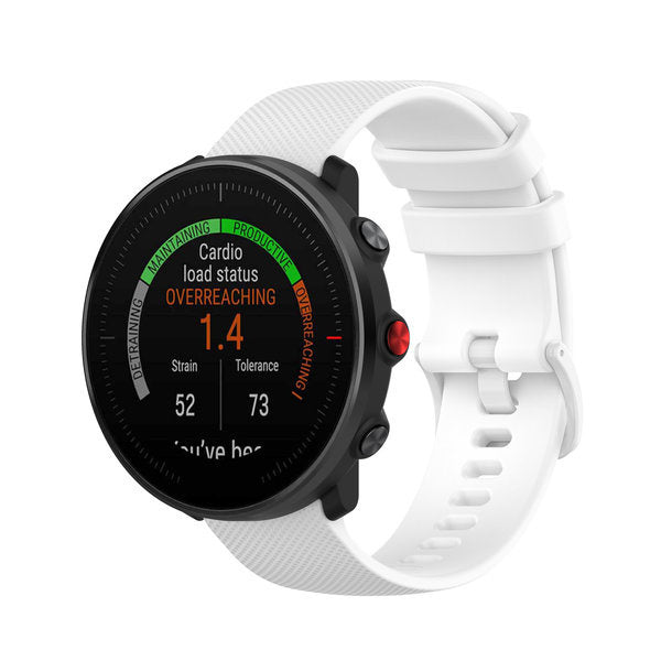 Polar Vantage V3 Premium Silicone Strap (White)