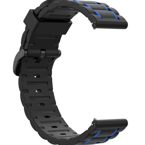 Correa deportiva con hebilla ICE Smart TKS Rectangular 1.41 (negro/azul)