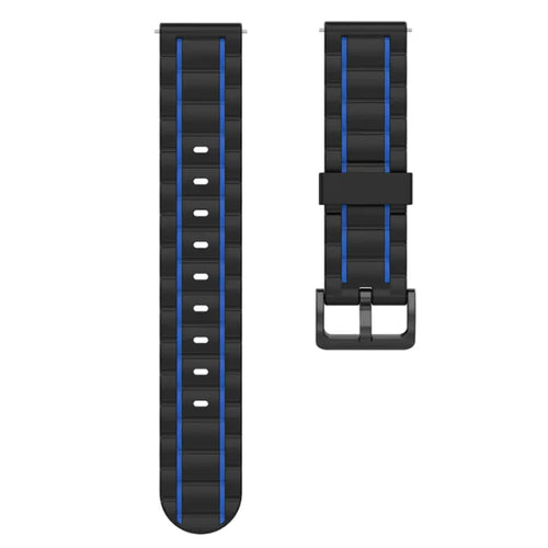Correa deportiva con hebilla ICE Smart TKS Rectangular 1.41 (negro/azul)
