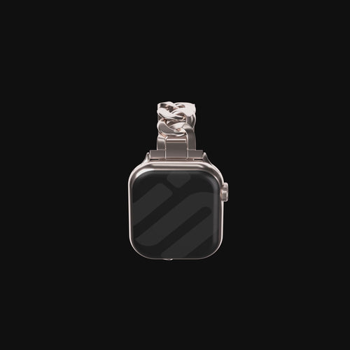 Correa cadena de acero Apple Watch (blanco estrella)