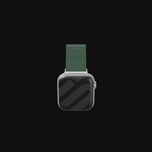 Correa silicona magnético Apple Watch (negro/amarillo)