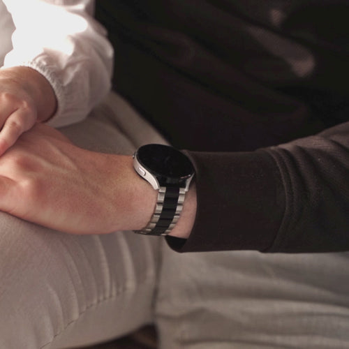 Correa acero Garmin Approach S12 (plateado/negro)