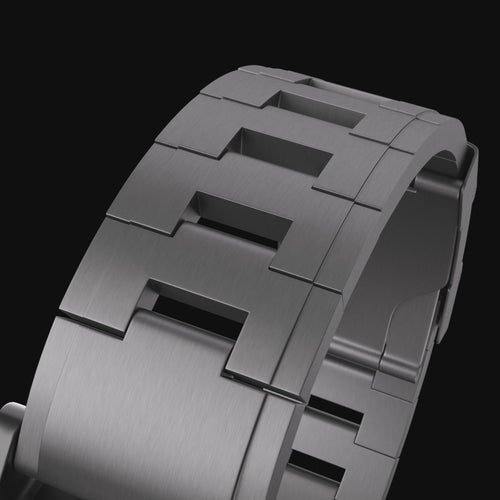Bandz Garmin Fenix 9 Pro - 47mm Titanium Link Strap (Grey)