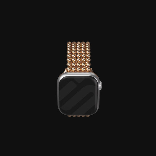 Apple Watch Ultra Beaded Steel Strap (Silver)