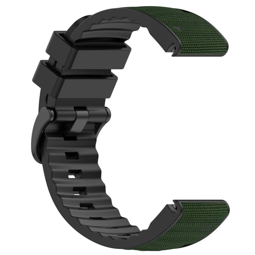 Correa híbrida nylon Garmin Instinct (verde militar)