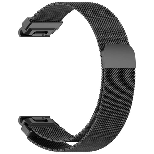 Garmin D2 Mach 2 - 47mm Premium Milanese Strap (Dark Grey)