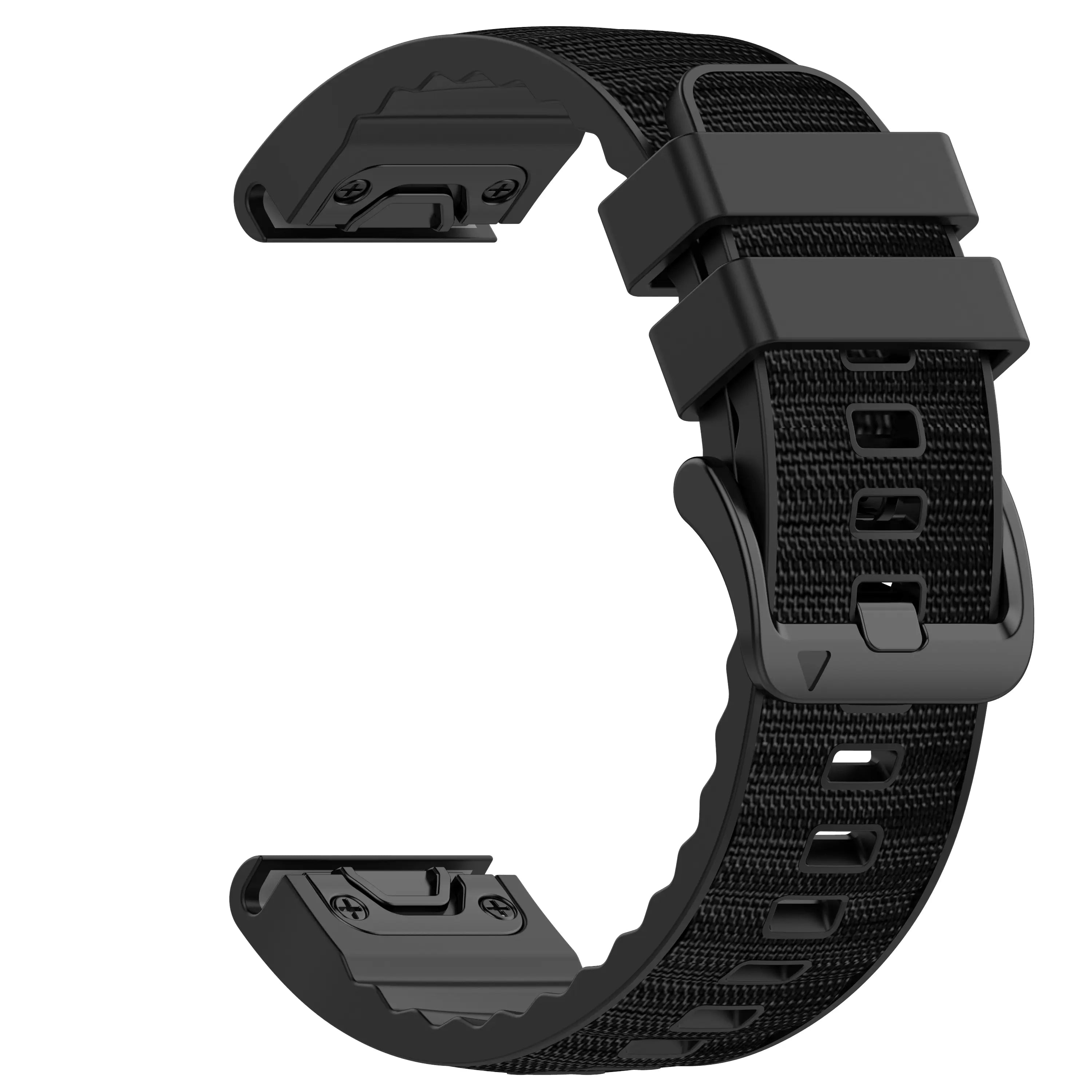 Correa híbrida nylon Garmin Instinct (negro)