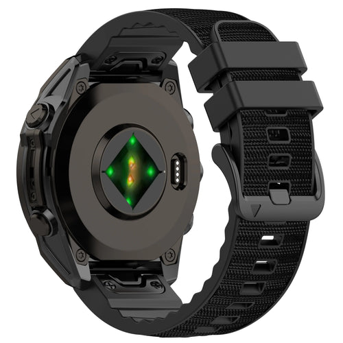 Correa híbrida nylon Garmin Instinct (negro)