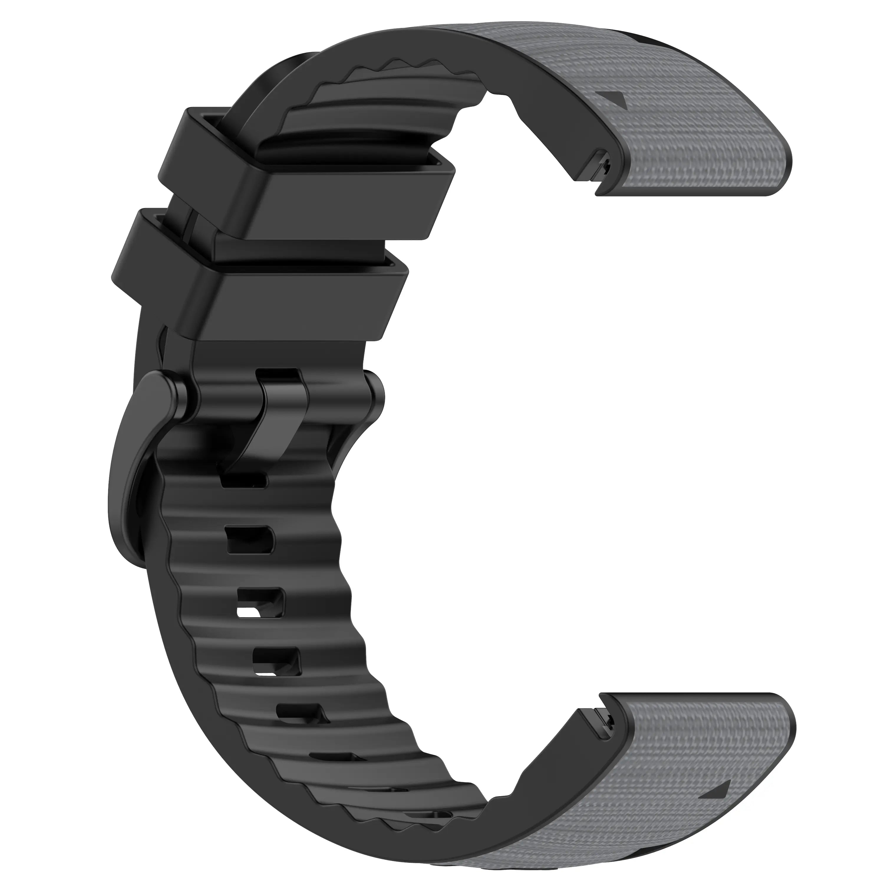 Correa híbrida nylon Garmin Instinct (gris claro)