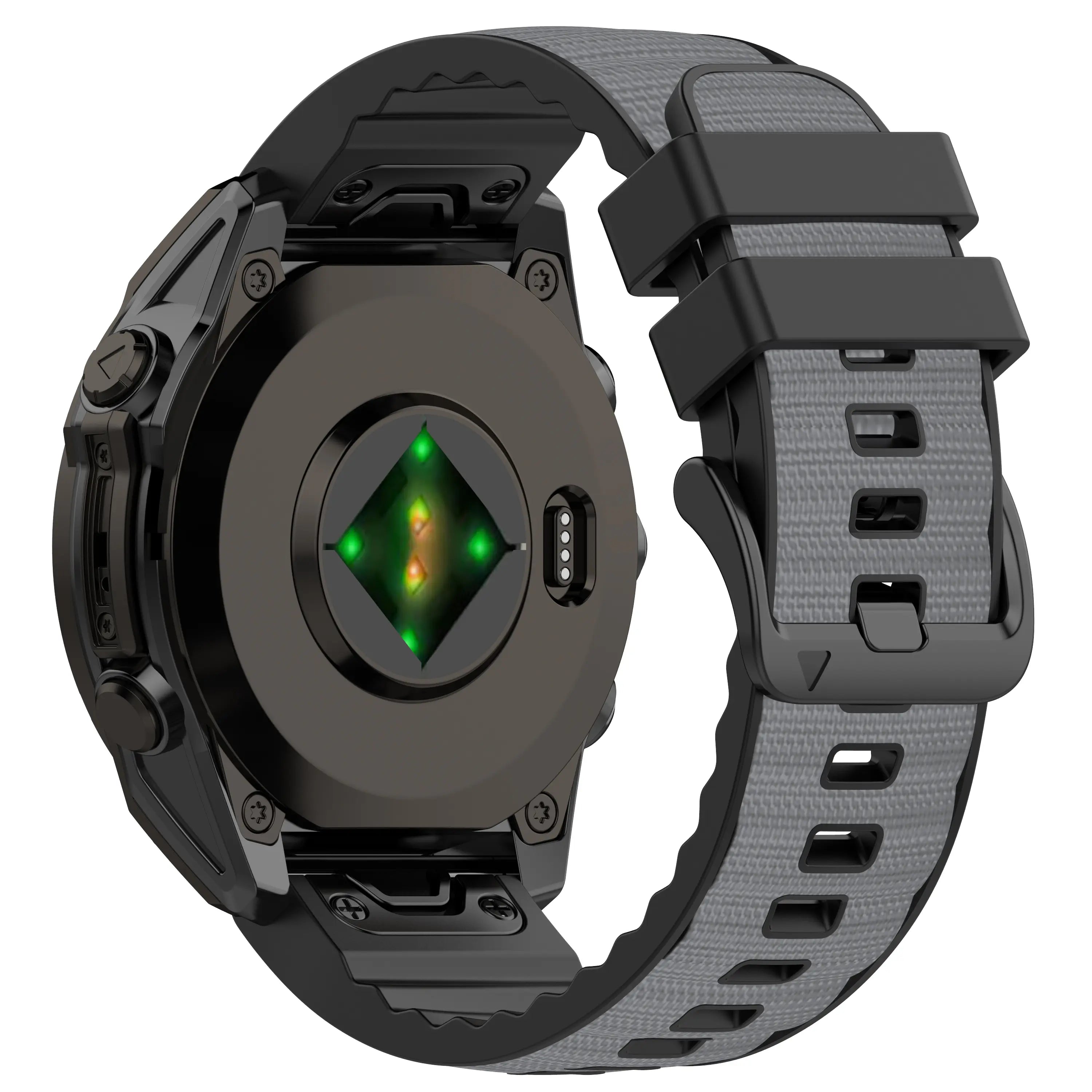 Correa híbrida nylon Garmin Instinct (gris claro)