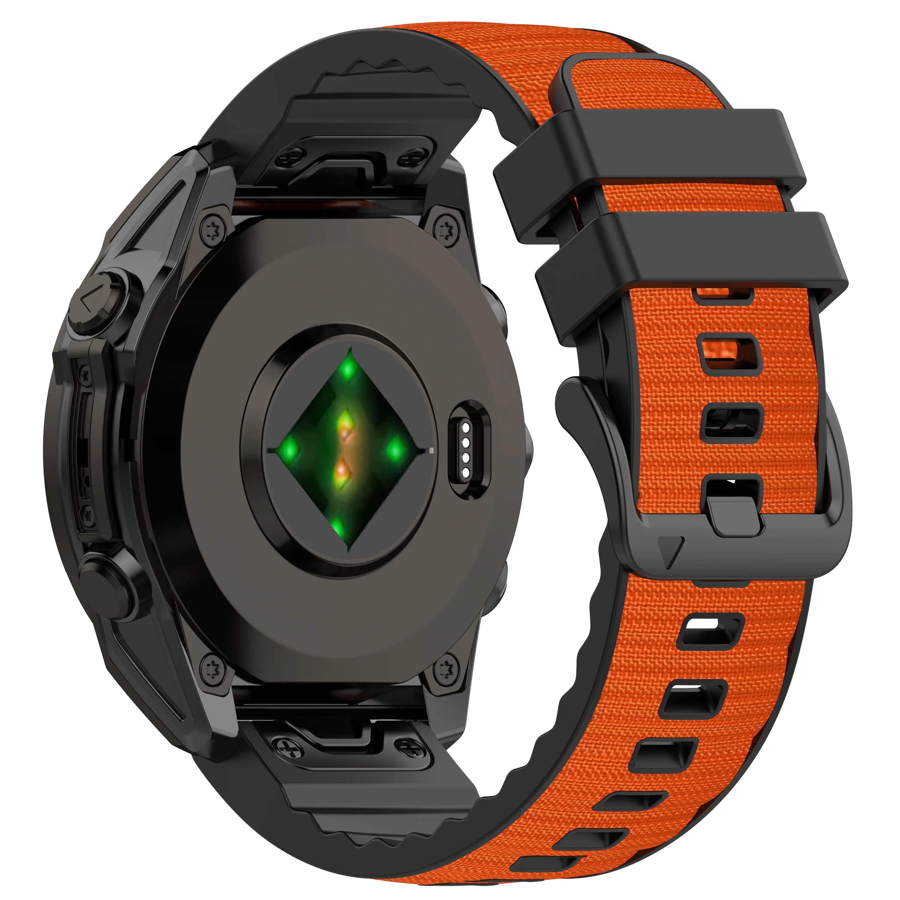 Correa híbrida nylon Garmin Tactix 8 - 47mm (naranja)