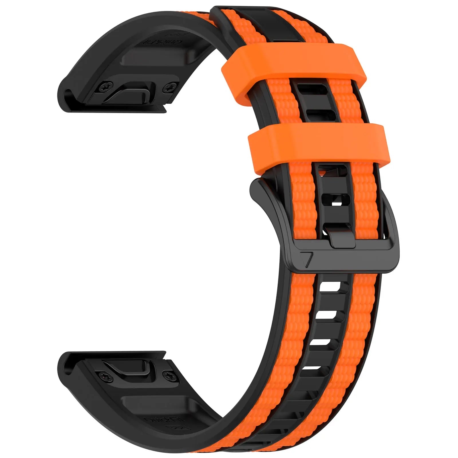 Garmin Instinct 2x Sport Grain Strap (Black/Orange)