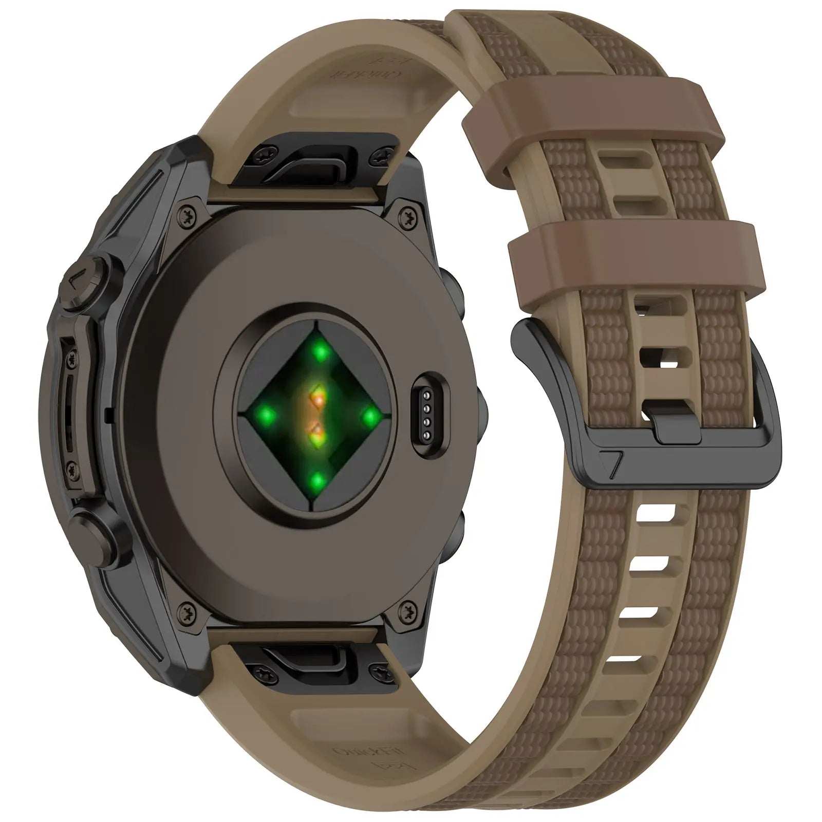 Garmin Forerunner 945 Sport Grain Strap (Khaki/Brown)