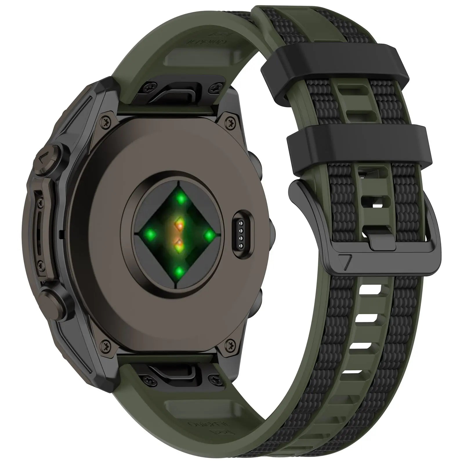 Garmin Instinct E - 45mm Sport Grain Strap (Army Green/Black)