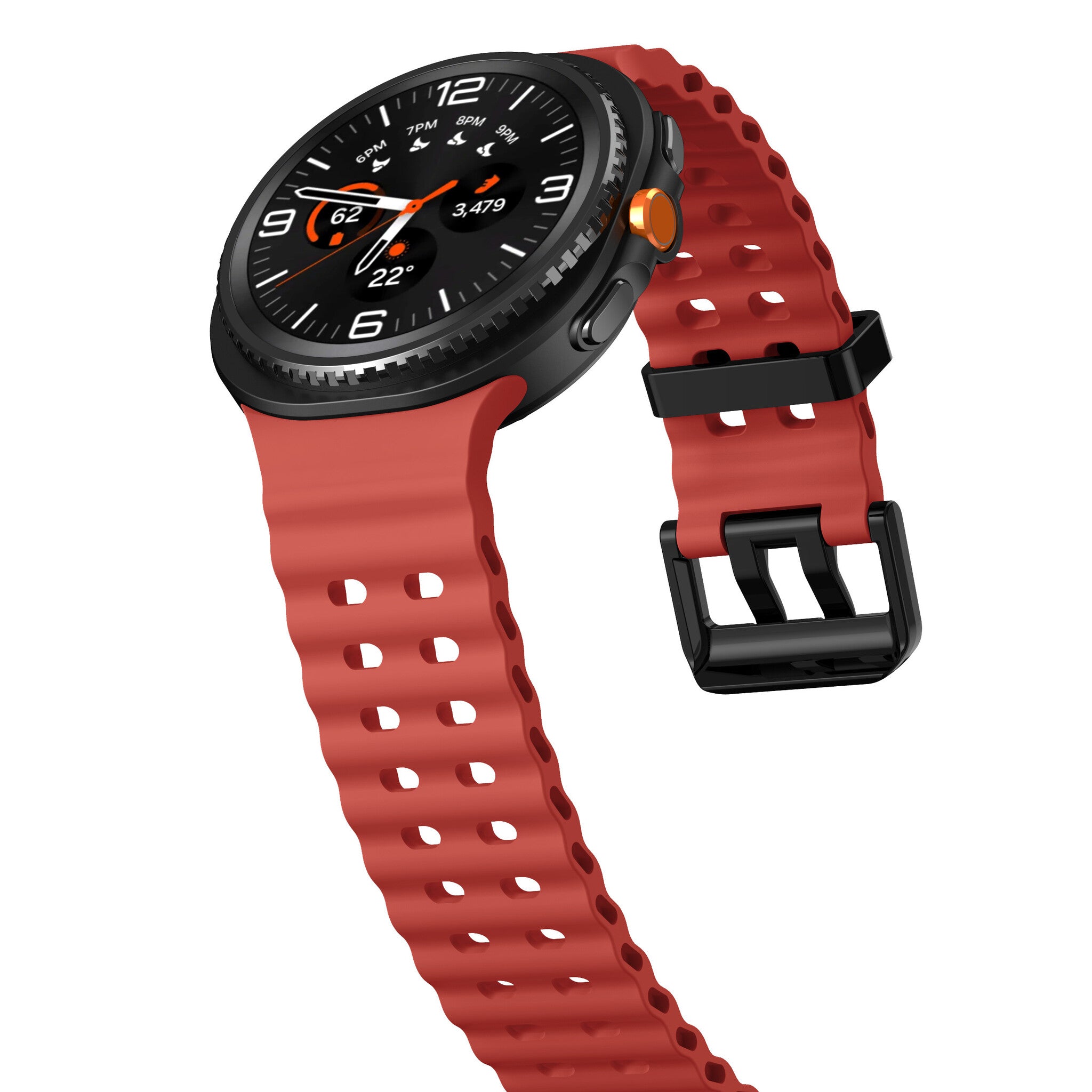 Correa Ocean Samsung Galaxy Watch 8 - 44mm (rojo)