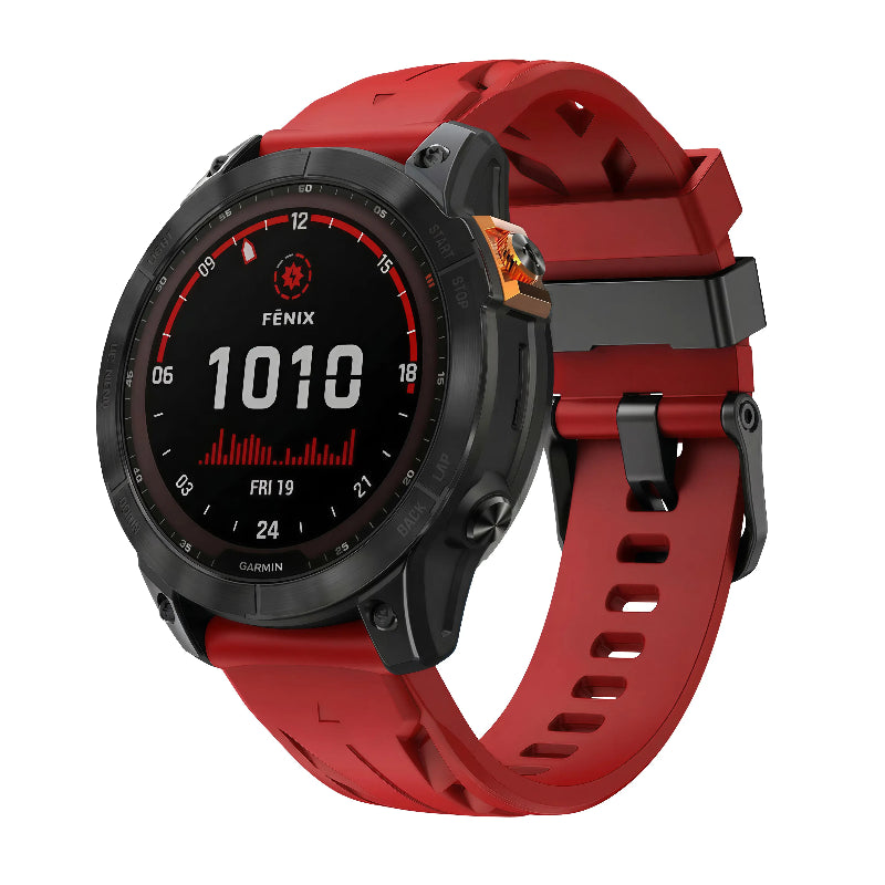 Correa silicona race Garmin Epix Pro (Gen 2) 51mm (rojo)