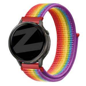 Bandz Garmin Forerunner 170 Nylon Loop Strap (Rainbow)