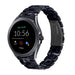 Correa resina Fossil Gen 5e 44mm (negro/blanco)