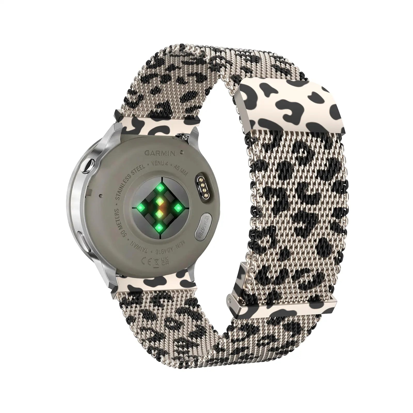 Correa milanesa Garmin Forerunner 170 (leopardo oro rosa)