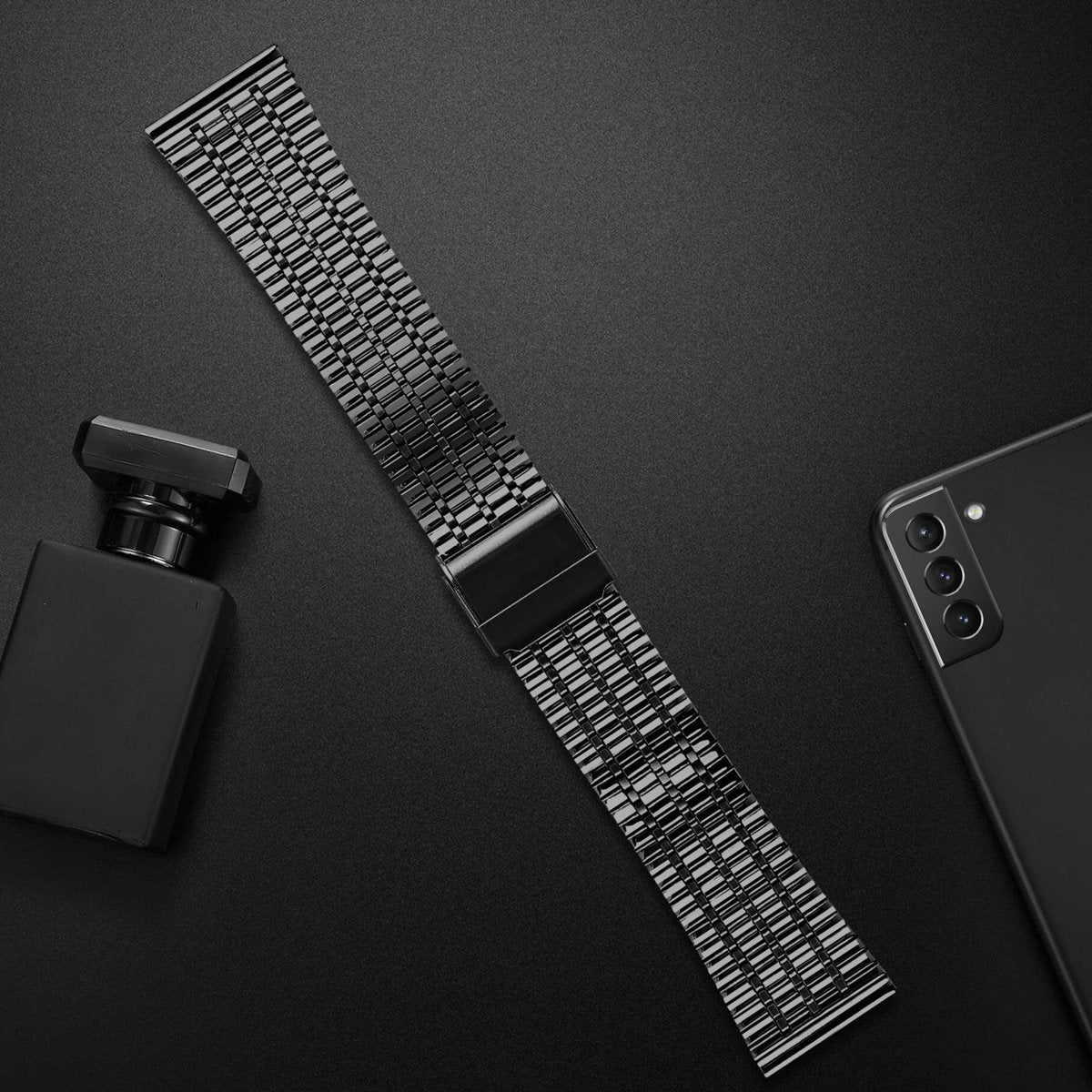 Huawei Watch GT 3 42mm Premium Steel Strap (Black)