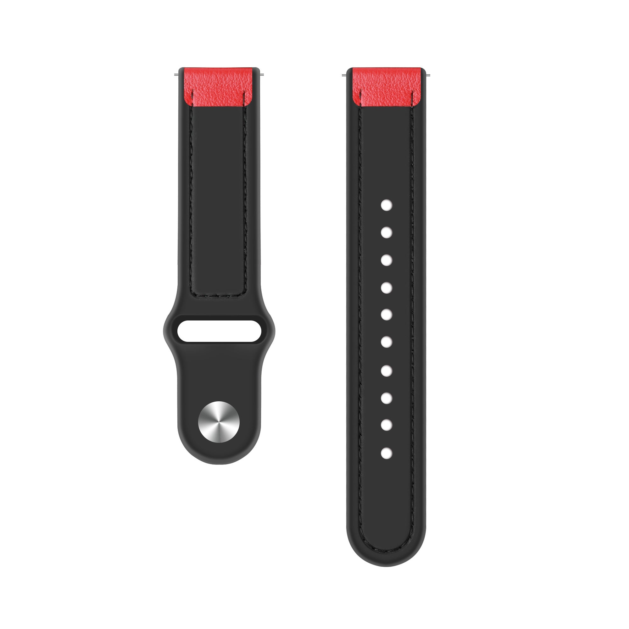 Coros Apex 2 Leather Hybrid Strap (Red)
