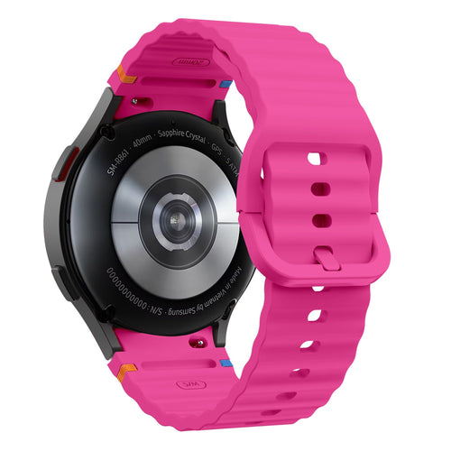 Samsung Galaxy Watch 6 44mm Wave Strap (Bright Pink)