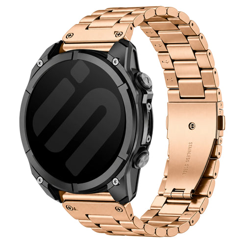 Correa acero premium Garmin Approach S72 - 43mm (oro rosado)