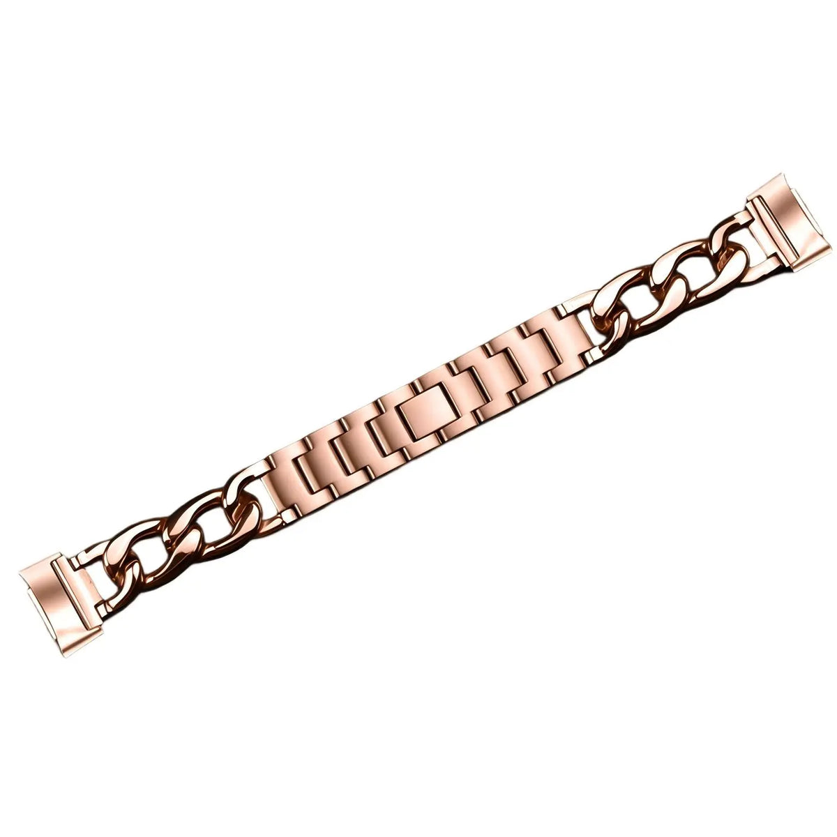 Correa cadena de acero Fitbit Charge 6 (oro rosado)