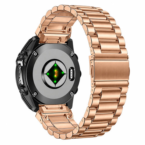 Correa acero premium Garmin Approach S72 - 43mm (oro rosado)