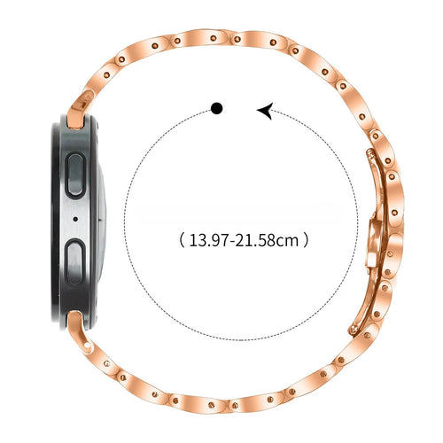 Correa acero delgada Samsung Galaxy Watch 9 - 40mm (oro rosado)
