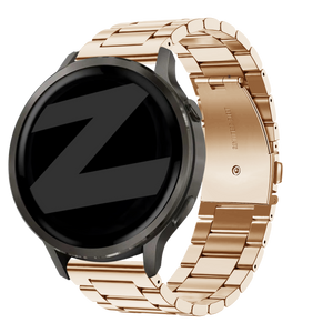 Bandz Correa acero 'Classic' Garmin Forerunner 255s (rosa dorado)