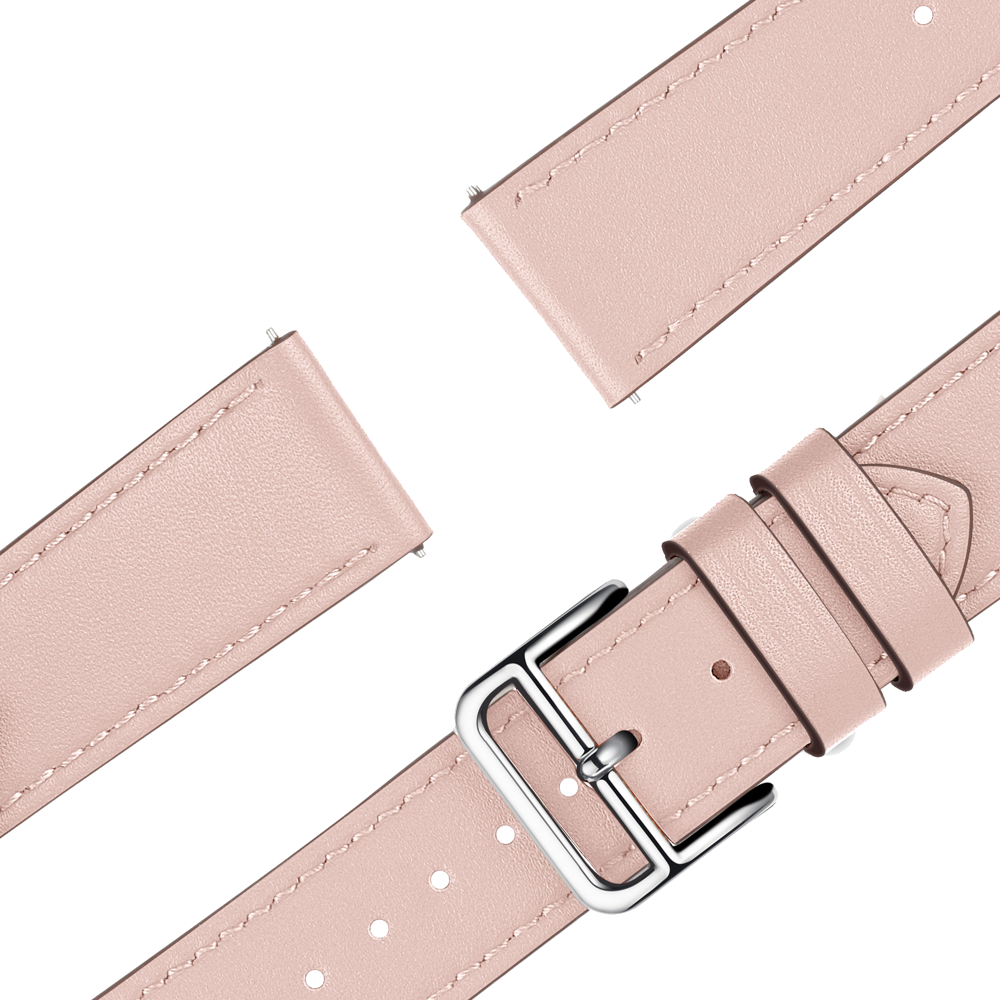 Bandz Garmin Vivoactive 4s Leather Strap 'Deluxe' (Pink)