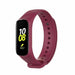 Correa silicona Samsung Galaxy Fit-e (rojo burdeos)